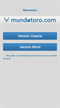 Mobile Screenshot of mundotoro.com
